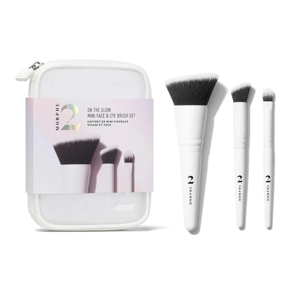 Morphe Mini Face & Eye Brush Set - White
